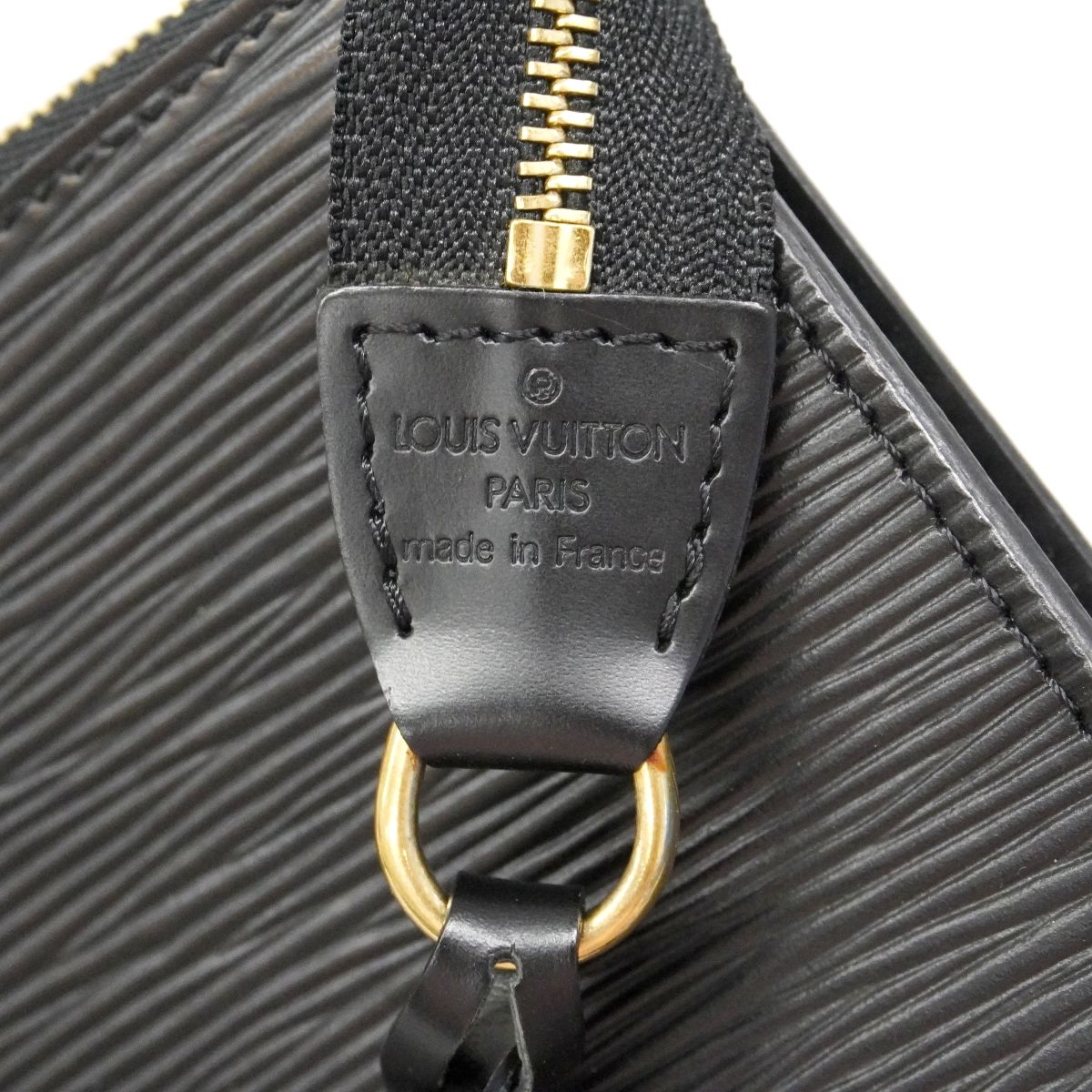 Louis Vuitton Pouch Epi Pochette Noir — view 5