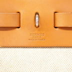 Hermes Handbag Herbag PM Toile Ash Natural Silver 2-Way — view 5