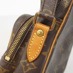 Louis Vuitton Shoulder Bag Monogram Amazon Brown — view 9