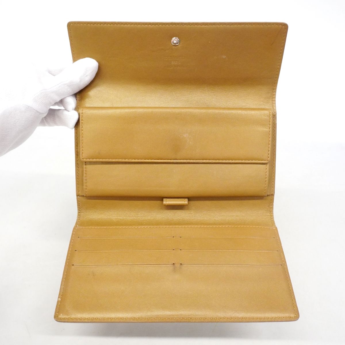 Louis Vuitton Trifold Wallet Monogram Matte Porte Tresor International Amble — view 4