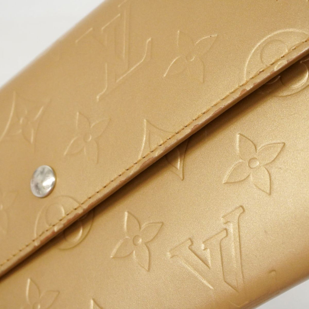 Louis Vuitton Trifold Wallet Monogram Matte Porte Tresor International Amble — view 8