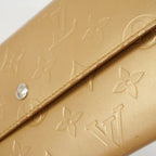 Louis Vuitton Trifold Wallet Monogram Matte Porte Tresor International Amble — view 8