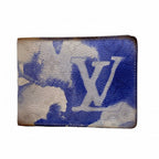 Louis Vuitton Billfold Monogram Water Color Portefeuille Multiple Blue Wallet