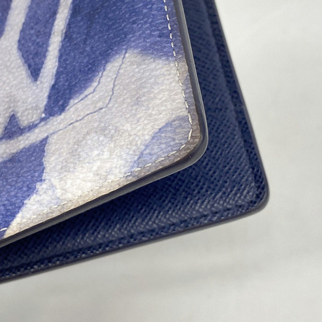 Louis Vuitton Billfold Monogram Water Color Portefeuille Multiple Blue Wallet — view 6