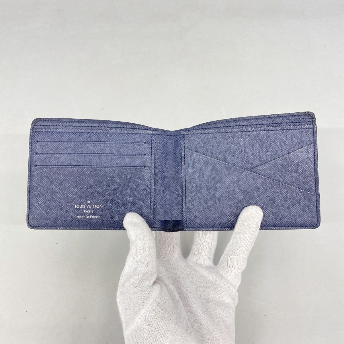 Louis Vuitton Billfold Monogram Water Color Portefeuille Multiple Blue Wallet — view 3