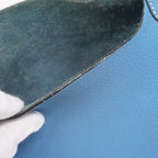 Hermes Handbag Picotin PM Taurillon Clemence Blue Jean Silver — view 7