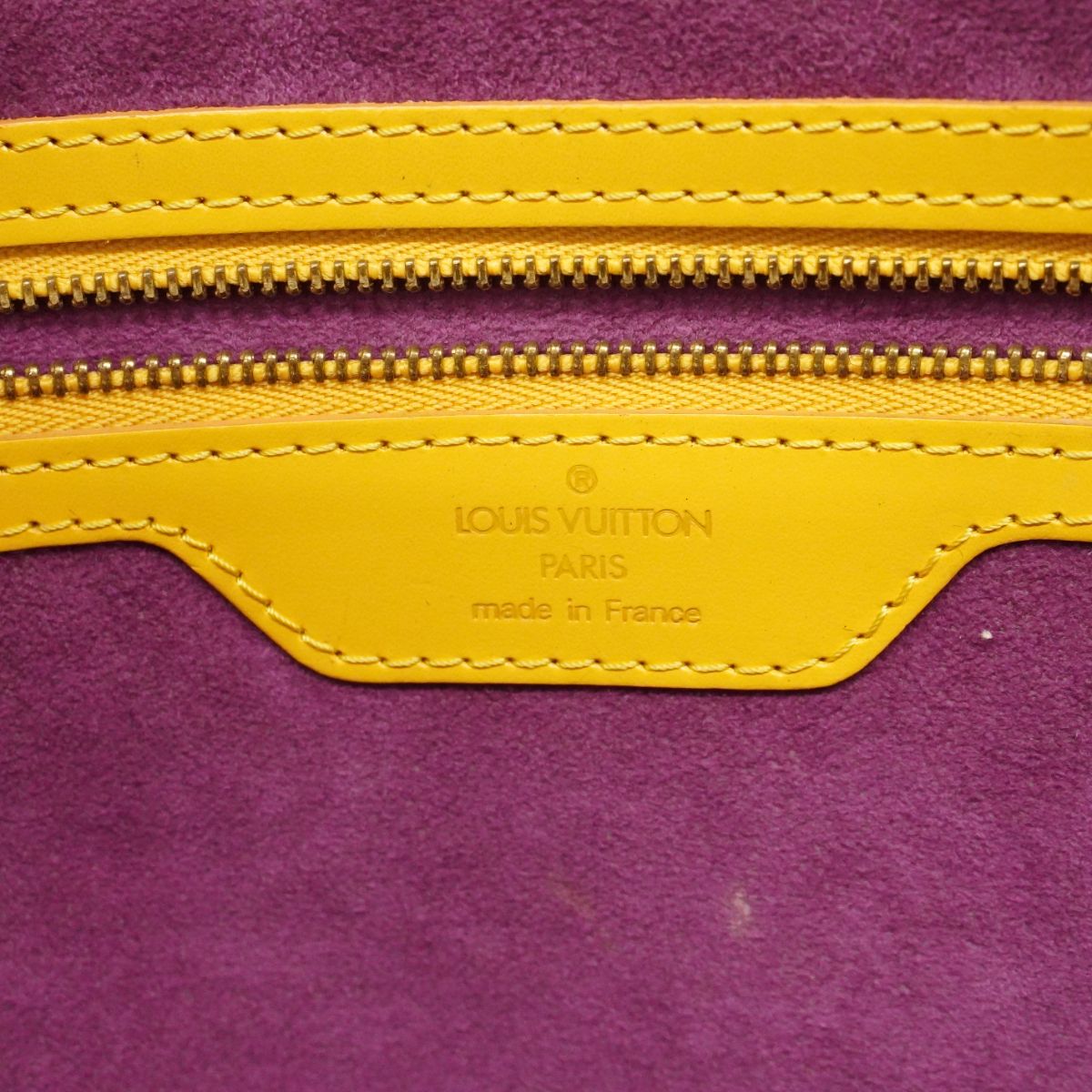 Louis Vuitton Shoulder Bag Epi Saint Jacques Shopping Jaune — view 5