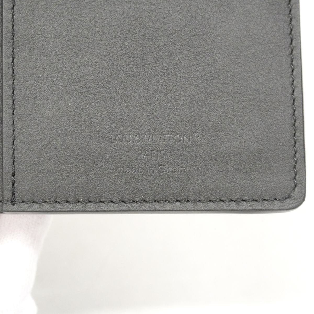 Louis Vuitton Wallet Monogram Shadow Portefeuille Brazza Black — view 5