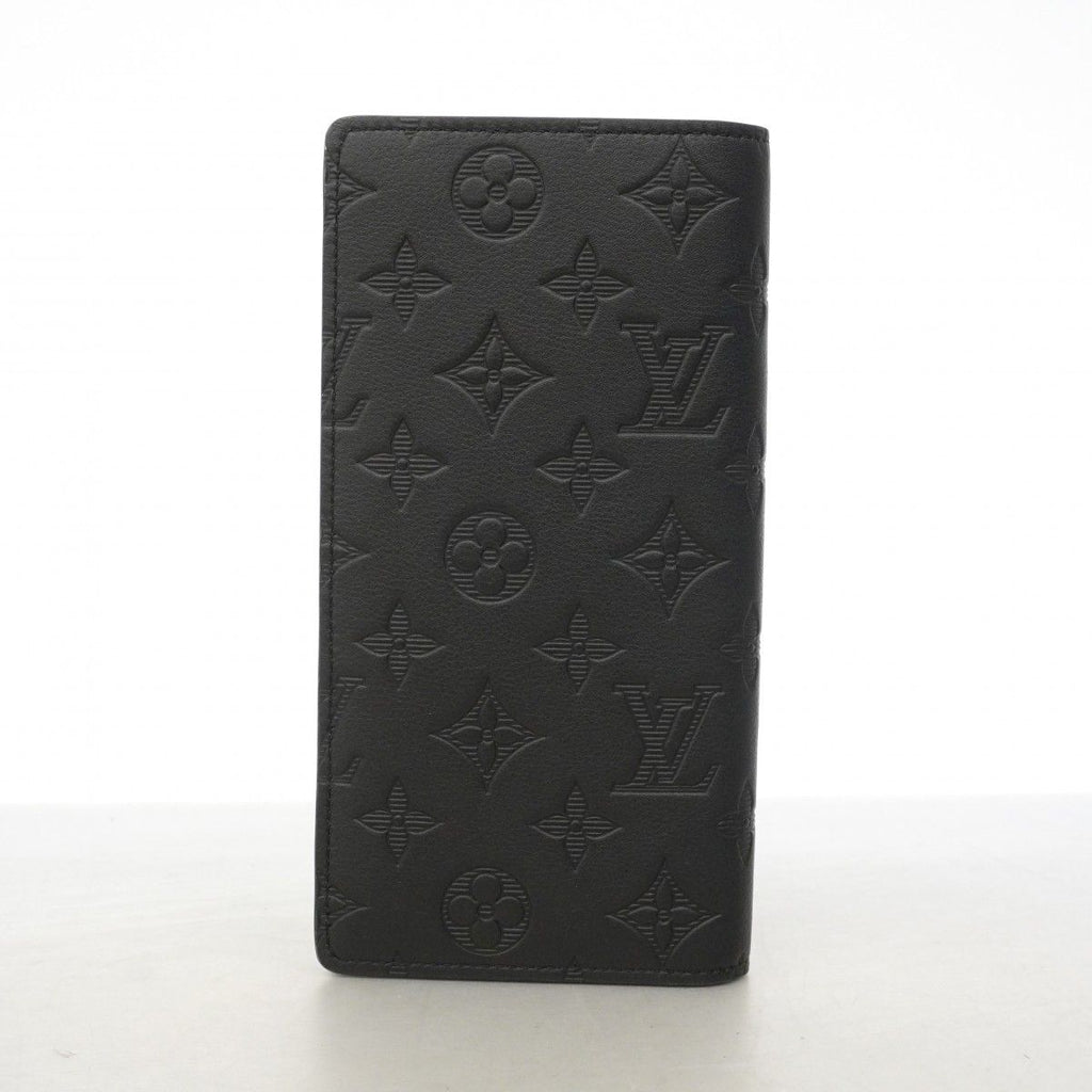 Louis Vuitton Wallet Monogram Shadow Portefeuille Brazza Black — view 8