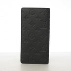 Louis Vuitton Wallet Monogram Shadow Portefeuille Brazza Black — view 8