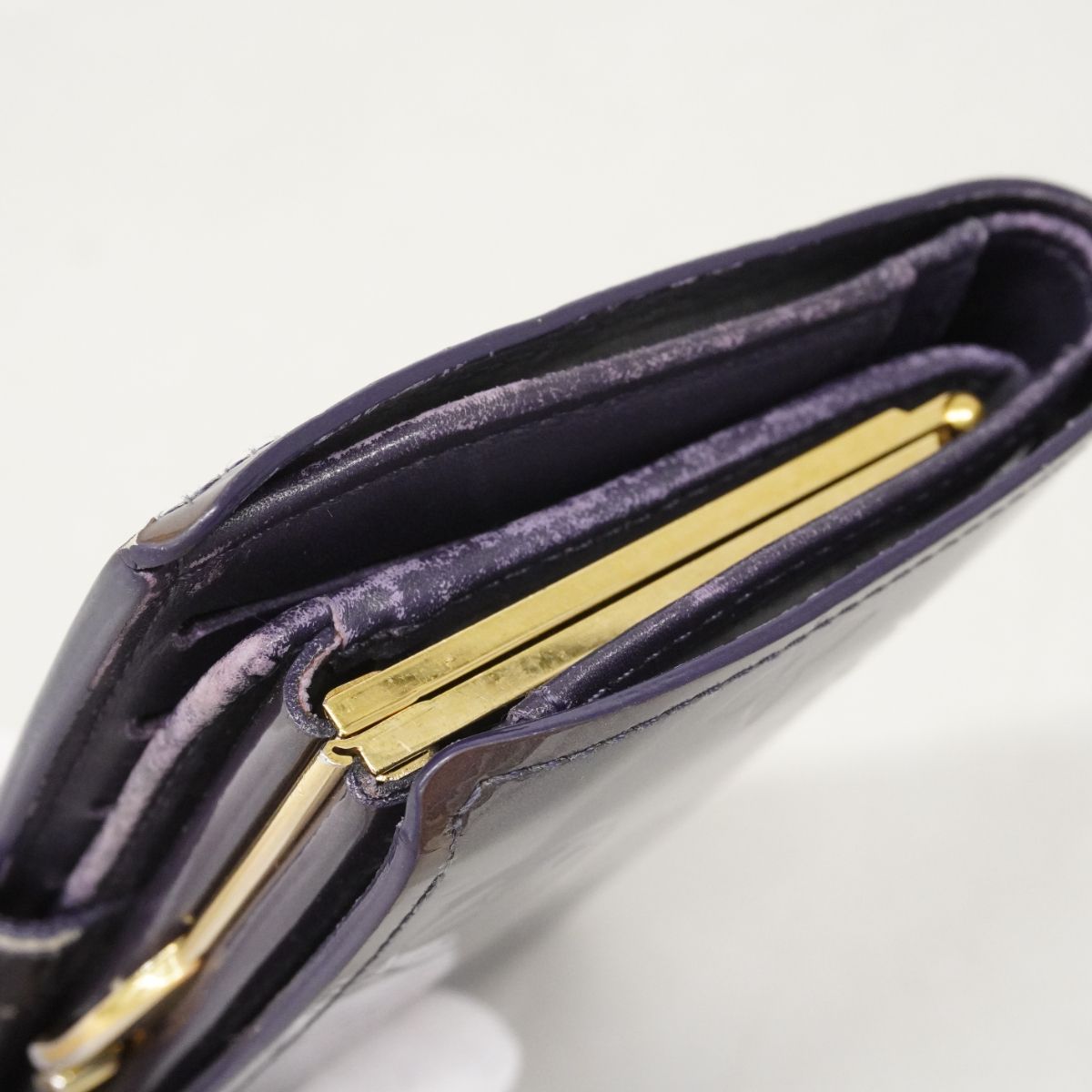 Louis Vuitton Wallet Vernis Porte-Monnaie Viennois Andigo — view 7