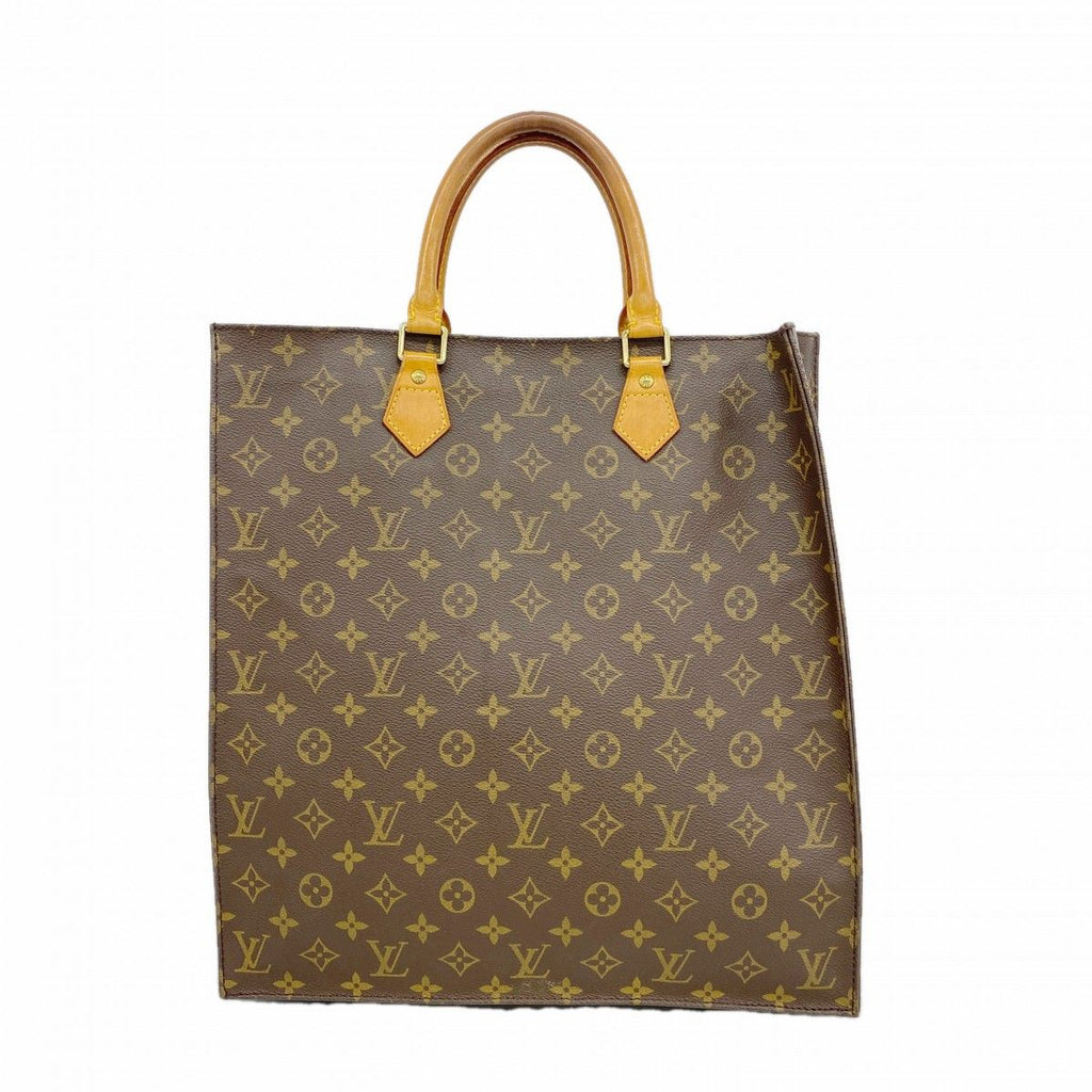 Louis Vuitton Tote Monogram Sac Plat Brown
