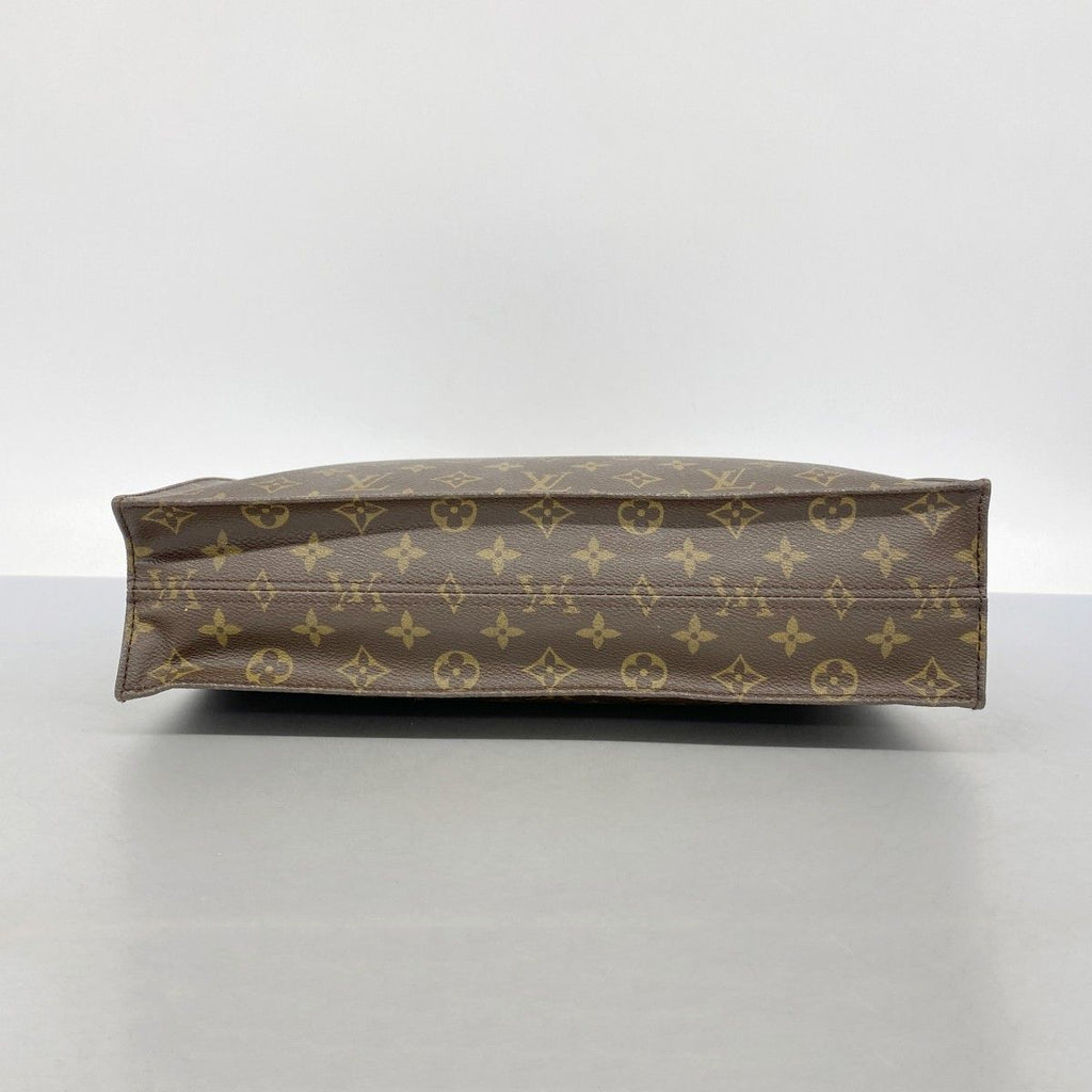 Louis Vuitton Tote Monogram Sac Plat Brown — view 3