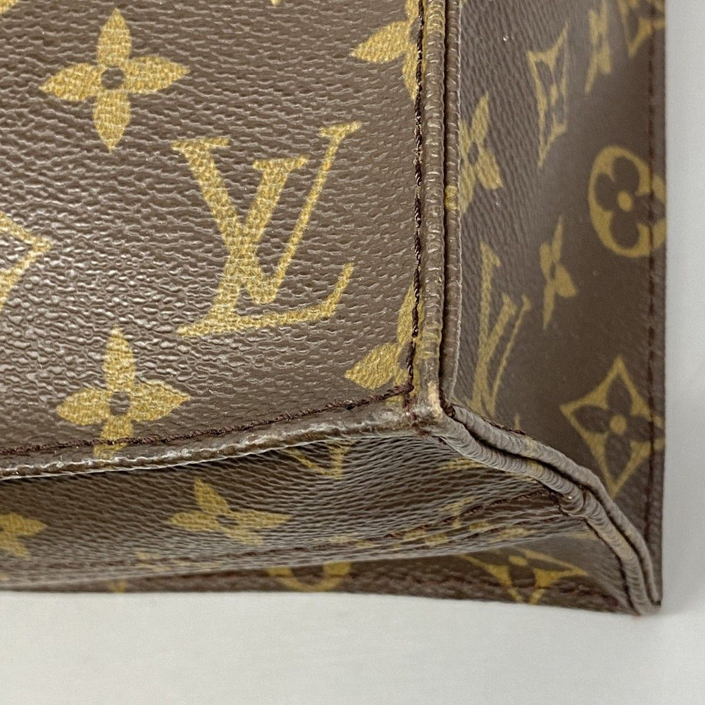 Louis Vuitton Tote Monogram Sac Plat Brown — view 6