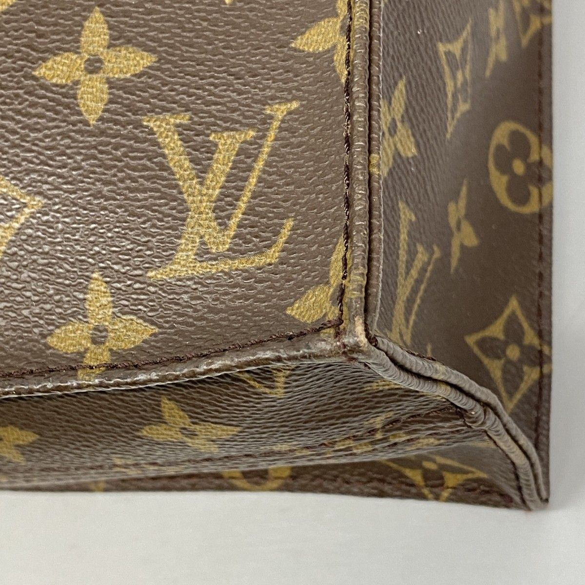 Louis Vuitton Tote Monogram Sac Plat Brown — view 6