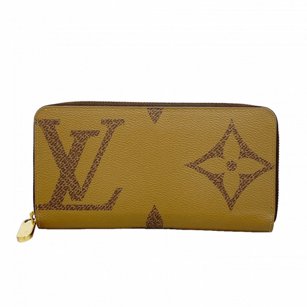 Louis Vuitton Wallet Monogram Giant Reverse Zippy Brown