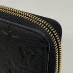 Louis Vuitton Wallet Monogram Empreinte Zippy Noir — view 6