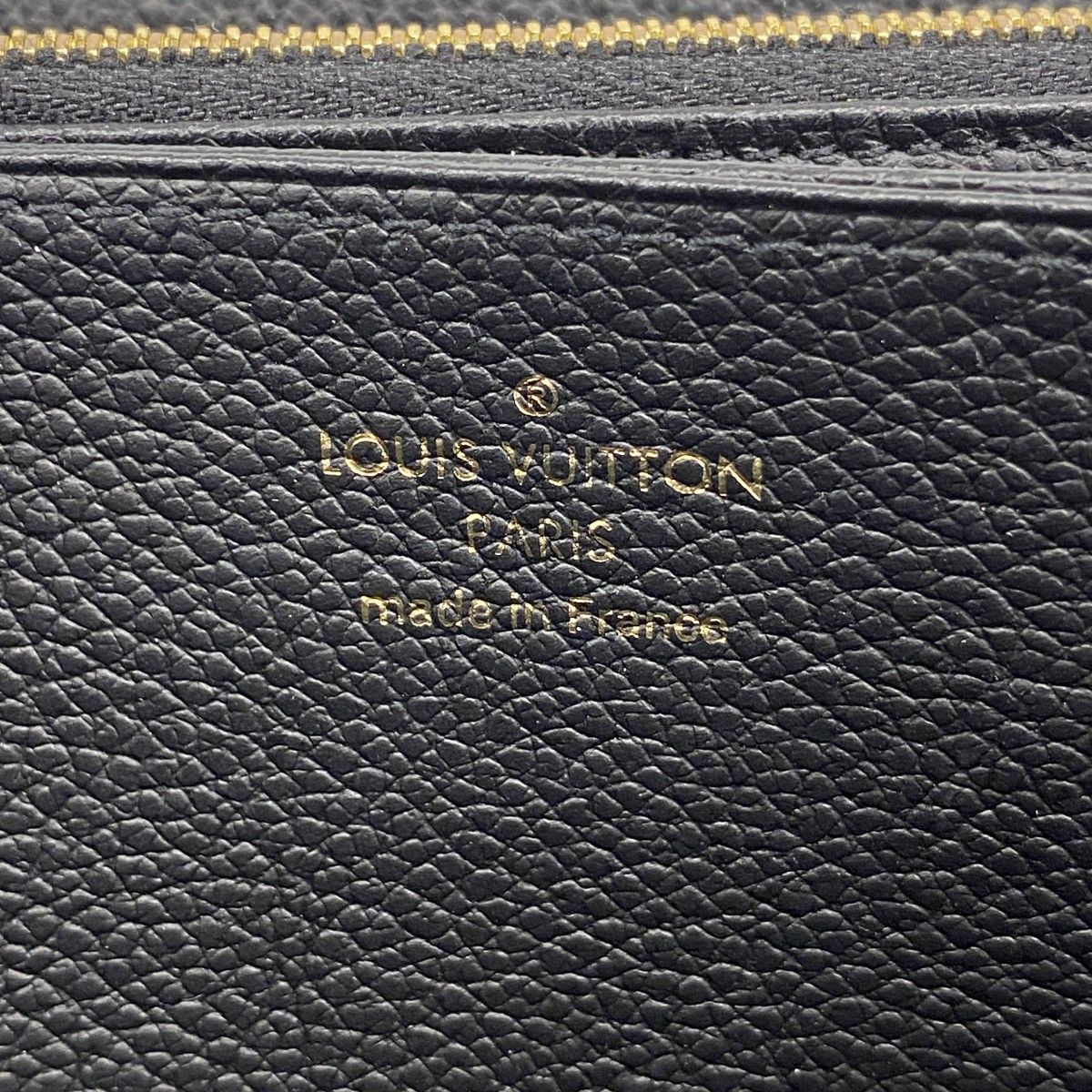 Louis Vuitton Wallet Monogram Empreinte Zippy Noir — view 4