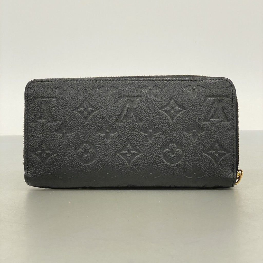 Louis Vuitton Wallet Monogram Empreinte Zippy Noir — view 7