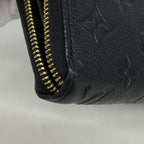 Louis Vuitton Wallet Monogram Empreinte Zippy Noir — view 5