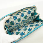 Hermes Wallet Azap Long Silk in Veau Blue Zanzibar Silver — view 3