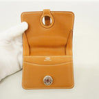 Hermes Card Case Dogon Togo Gold Silver — view 8