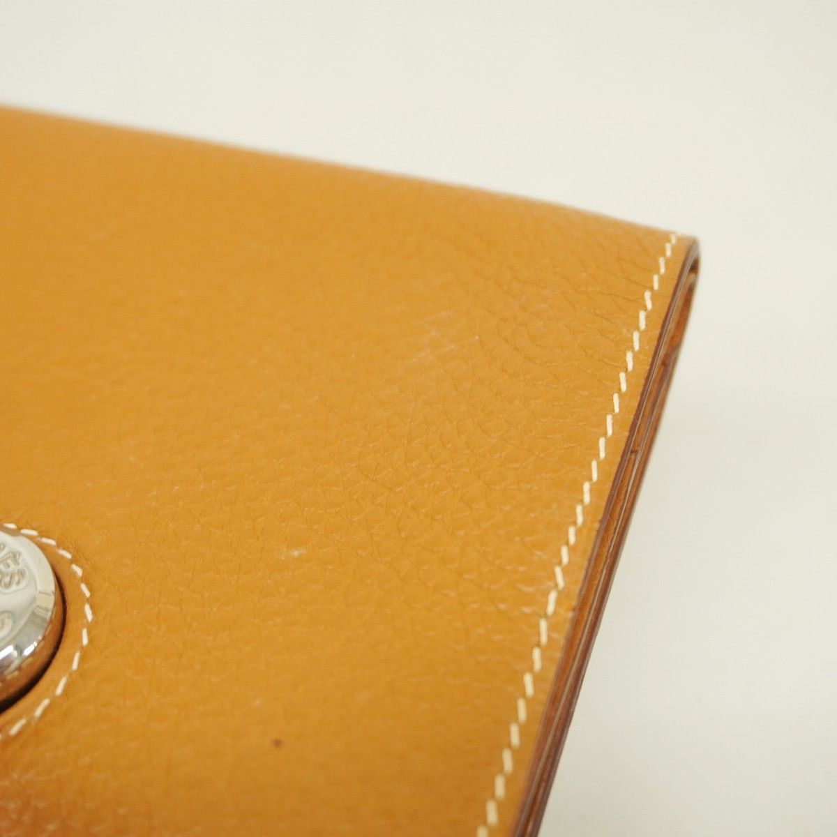 Hermes Card Case Dogon Togo Gold Silver — view 6