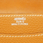 Hermes Card Case Dogon Togo Gold Silver — view 4