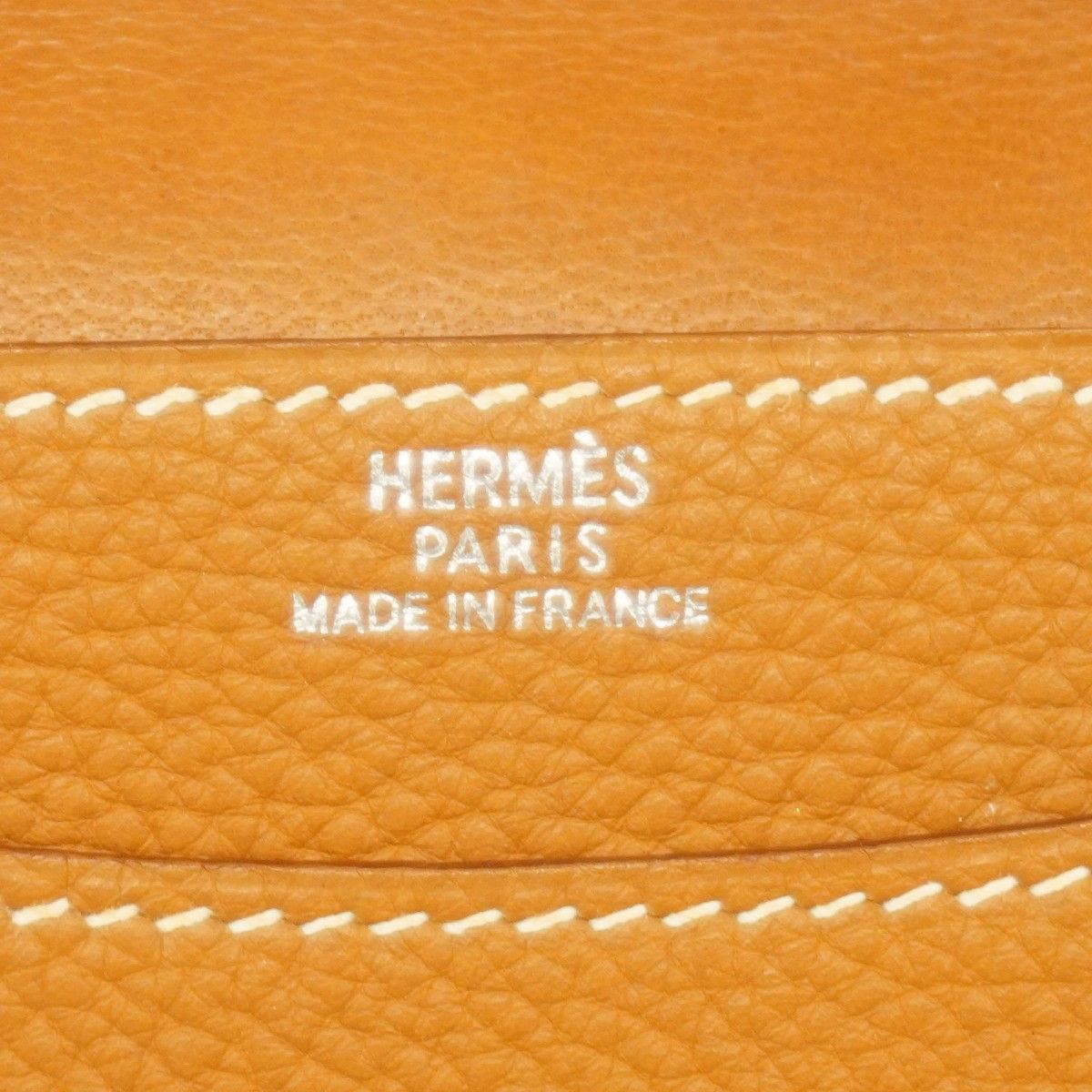 Hermes Card Case Dogon Togo Gold Silver — view 4