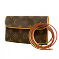 Louis Vuitton Waist Bag Monogram Pochette Florentine Brown