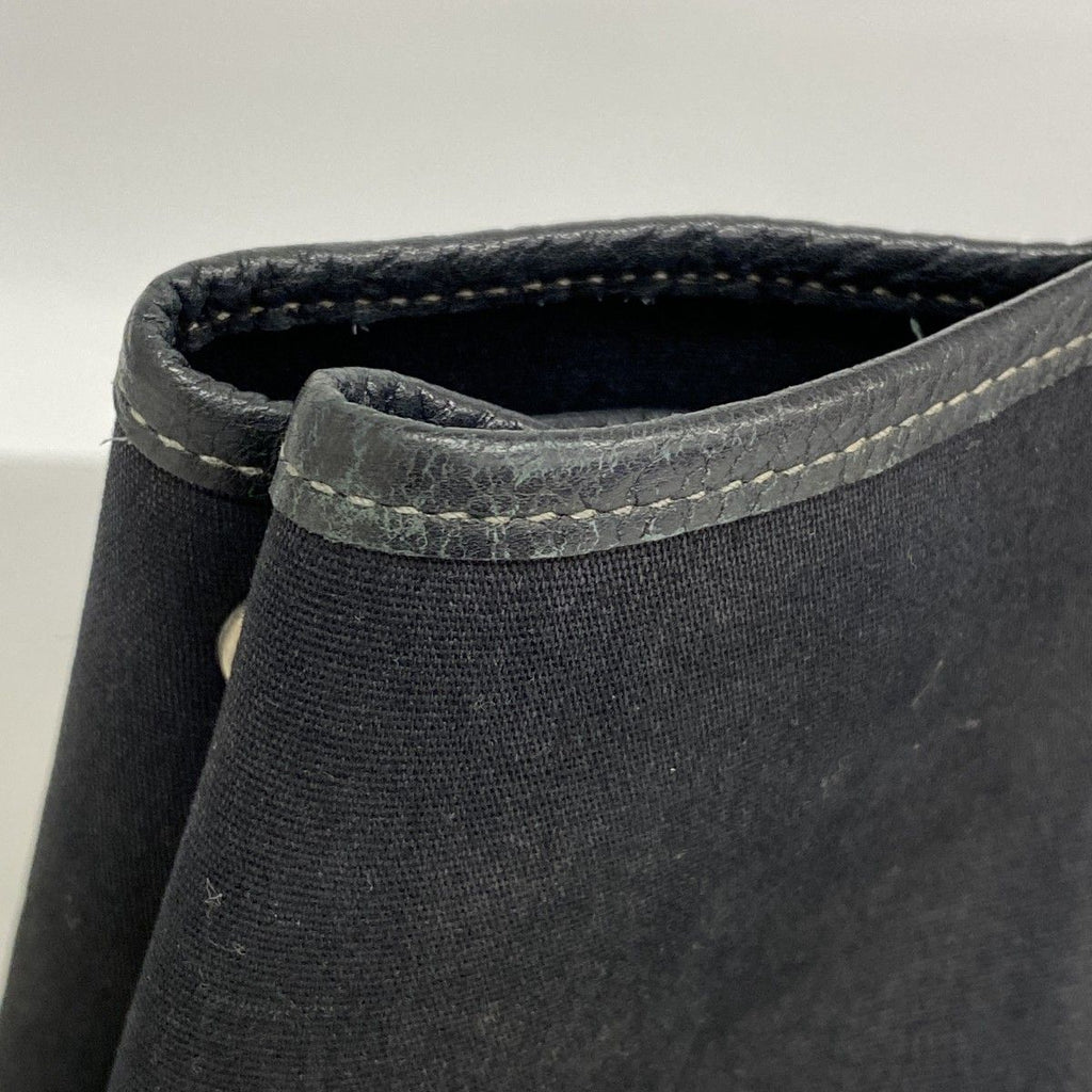 Hermes Tote Garden Party PM Toile Officier Black Silver — view 7