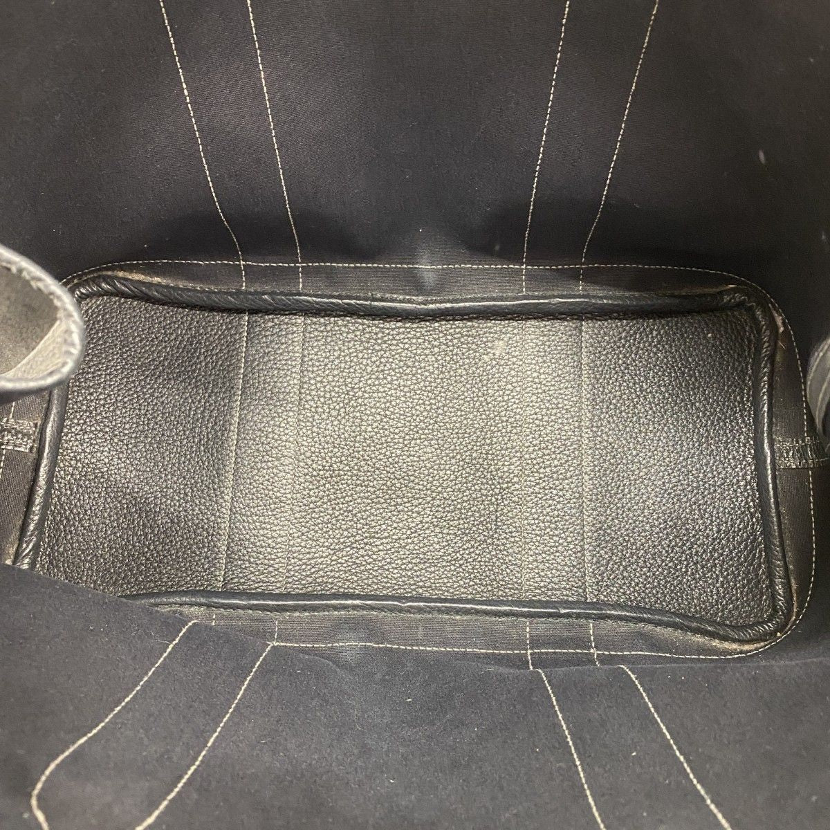 Hermes Tote Garden Party PM Toile Officier Black Silver — view 4