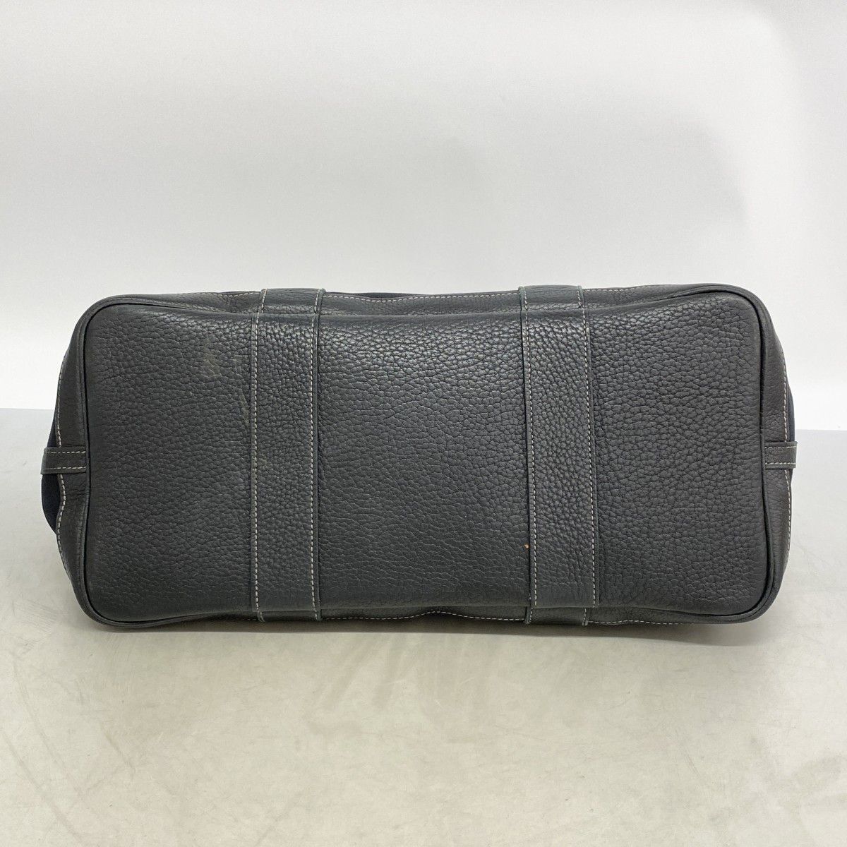 Hermes Tote Garden Party PM Toile Officier Black Silver — view 3