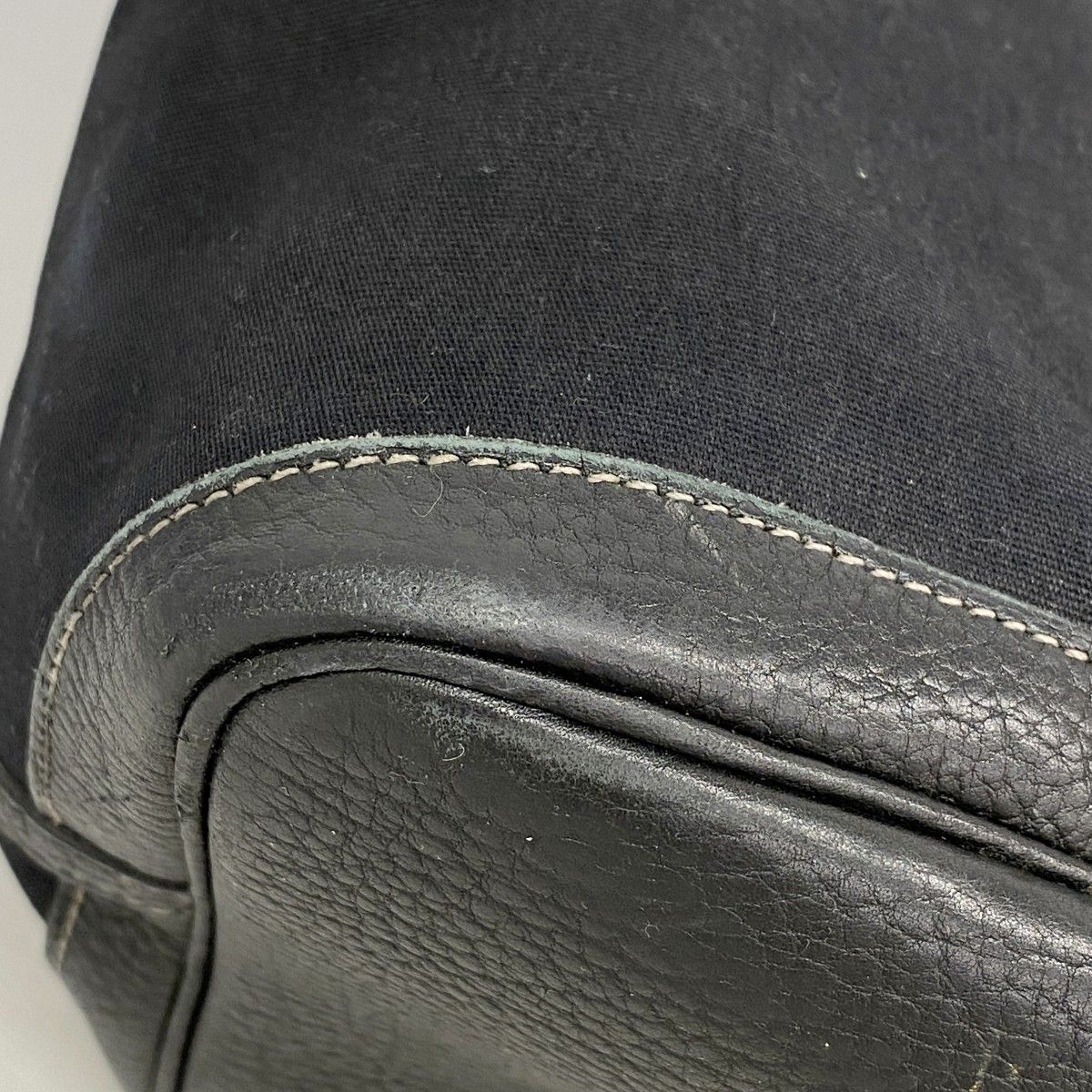 Hermes Tote Garden Party PM Toile Officier Black Silver — view 6
