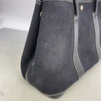 Hermes Tote Garden Party PM Toile Officier Black Silver — view 8
