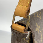 Louis Vuitton Shoulder Bag Monogram Musette Brown — view 8