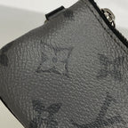Louis Vuitton Shoulder Bag Monogram Eclipse Reverse Trio Messenger Black Gray — view 6