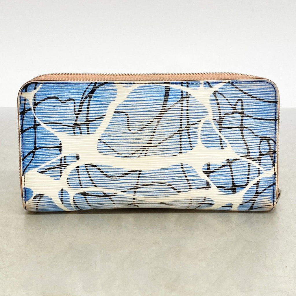 Louis Vuitton Wallet Epi Cruise Collection Zippy Aqua Pattern — view 9