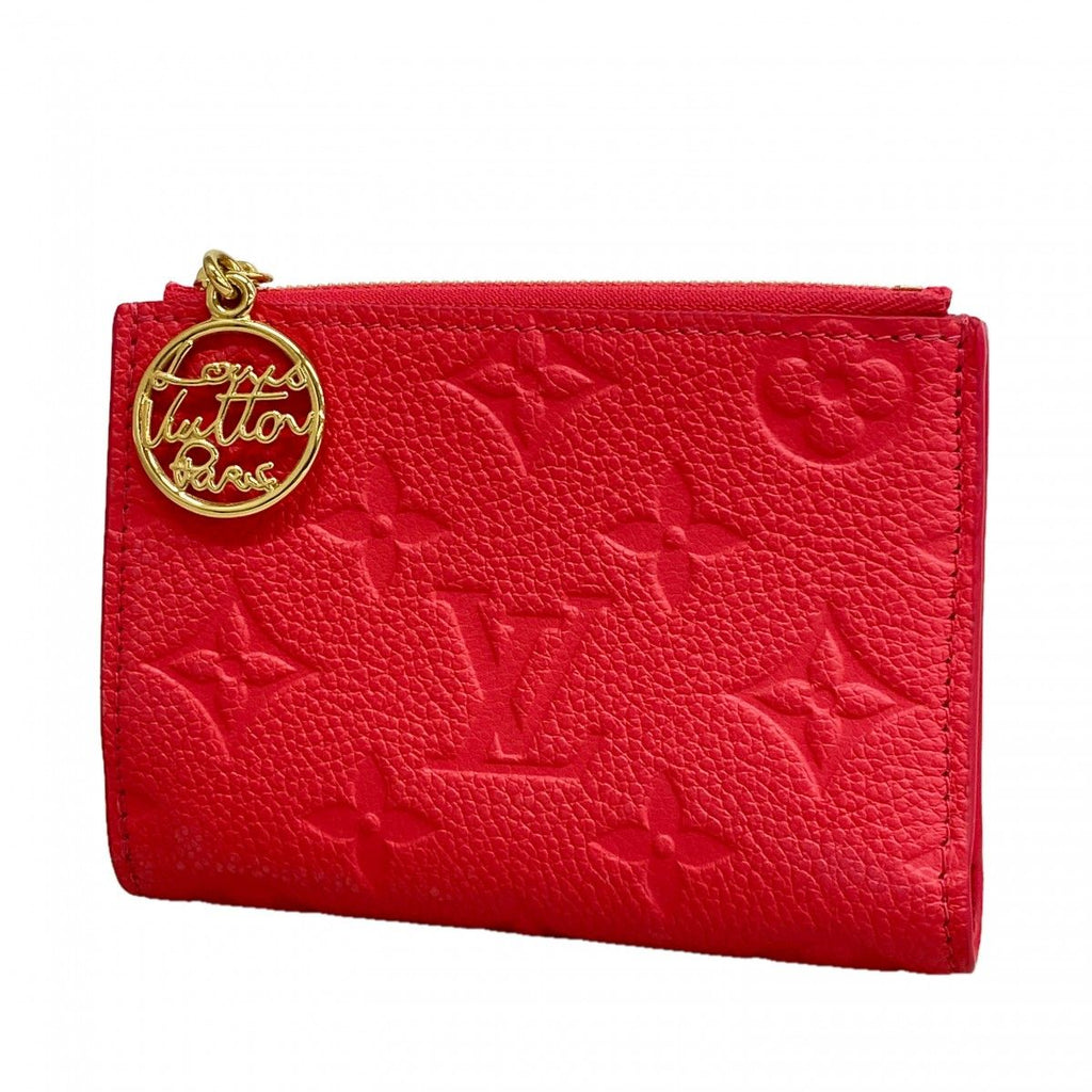 Louis Vuitton Wallet Monogram Empreinte Portefeuille Lisa Strawberry Pink