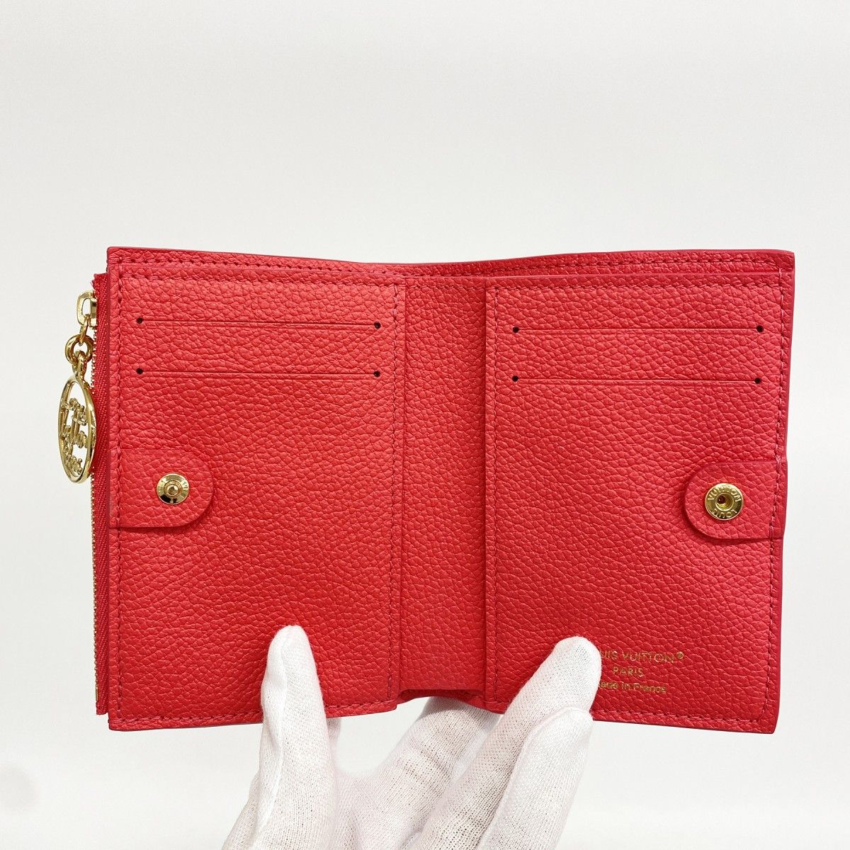 Louis Vuitton Wallet Monogram Empreinte Portefeuille Lisa Strawberry Pink — view 3