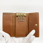 Louis Vuitton Key Case Monogram Multicles 4 Brown Key Holder — view 3