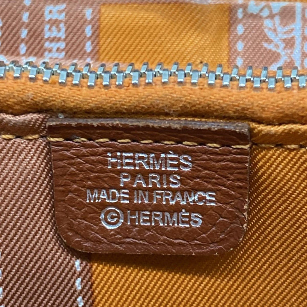 Hermes Wallet Azap Long Silk in Brick Silver — view 5