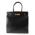 Saint Laurent Manhattan Leather Tote Gold Black