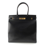 Saint Laurent Manhattan Leather Tote Gold Black