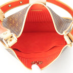 Louis Vuitton Monogram Perfo Cowhide Logo Musette Orange Shoulder Bag Brown — view 7