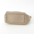 Louis Vuitton Mahina Omea Leather Shoulder Handbag Beige — view 5