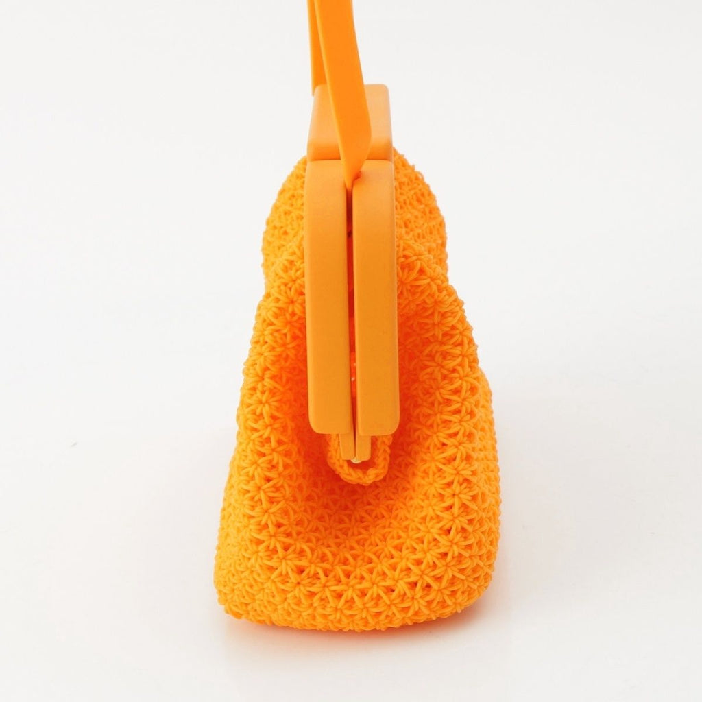 Bottega Veneta Lava Point Small Shoulder Bag Orange — view 3