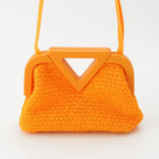 Bottega Veneta Lava Point Small Shoulder Bag Orange — view 5