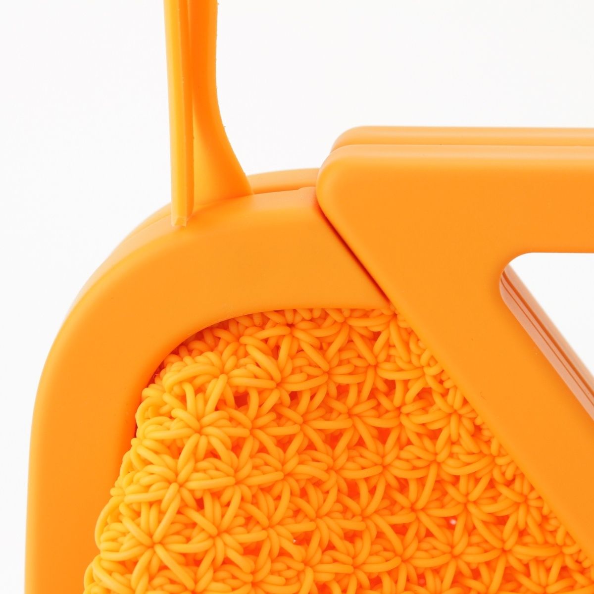 Bottega Veneta Lava Point Small Shoulder Bag Orange — view 8