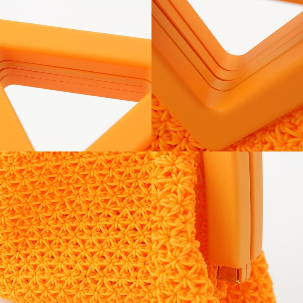Bottega Veneta Lava Point Small Shoulder Bag Orange — view 9